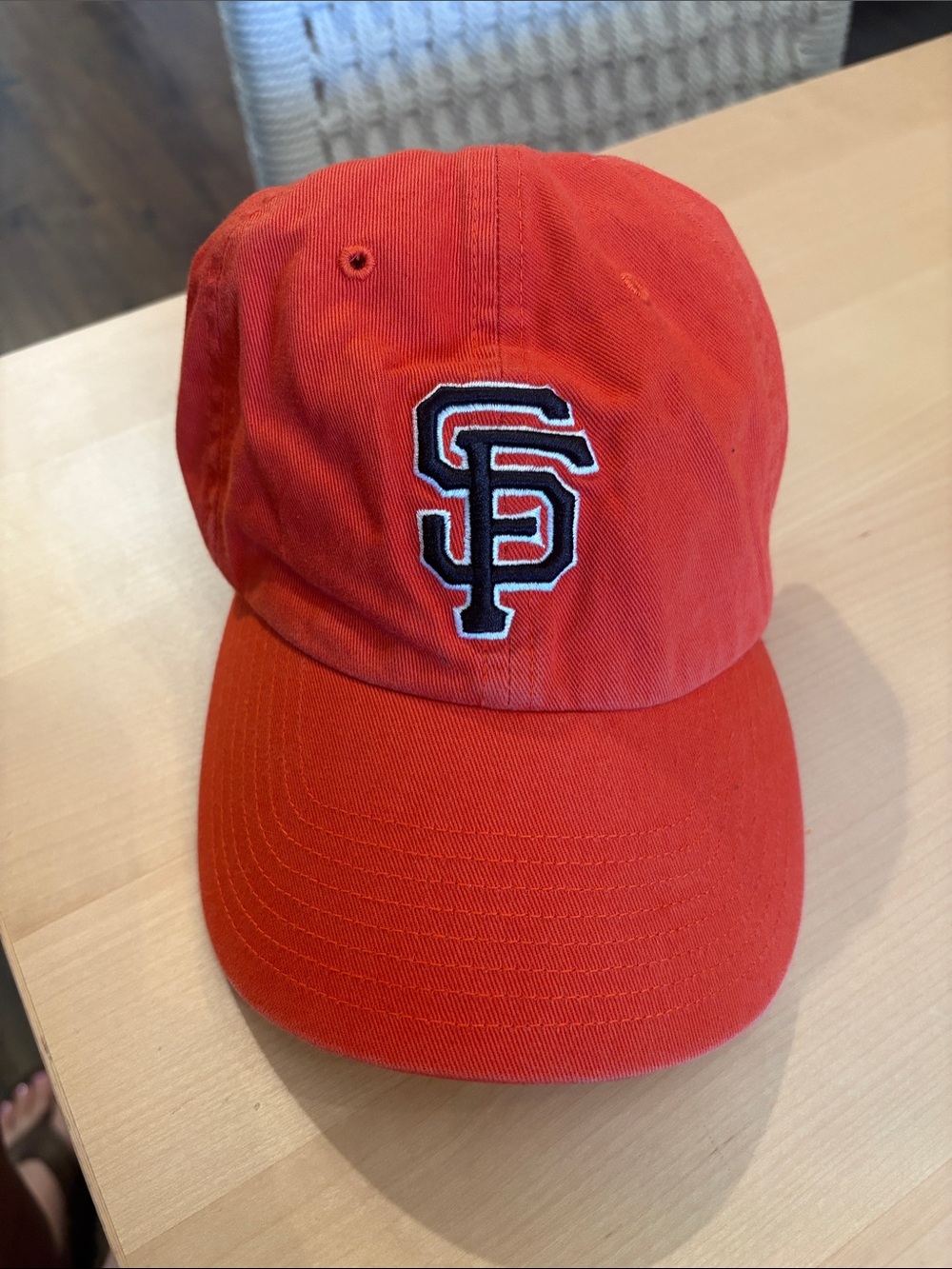 Woman’s Baseball Cap with Embroidered SF Giants Logo